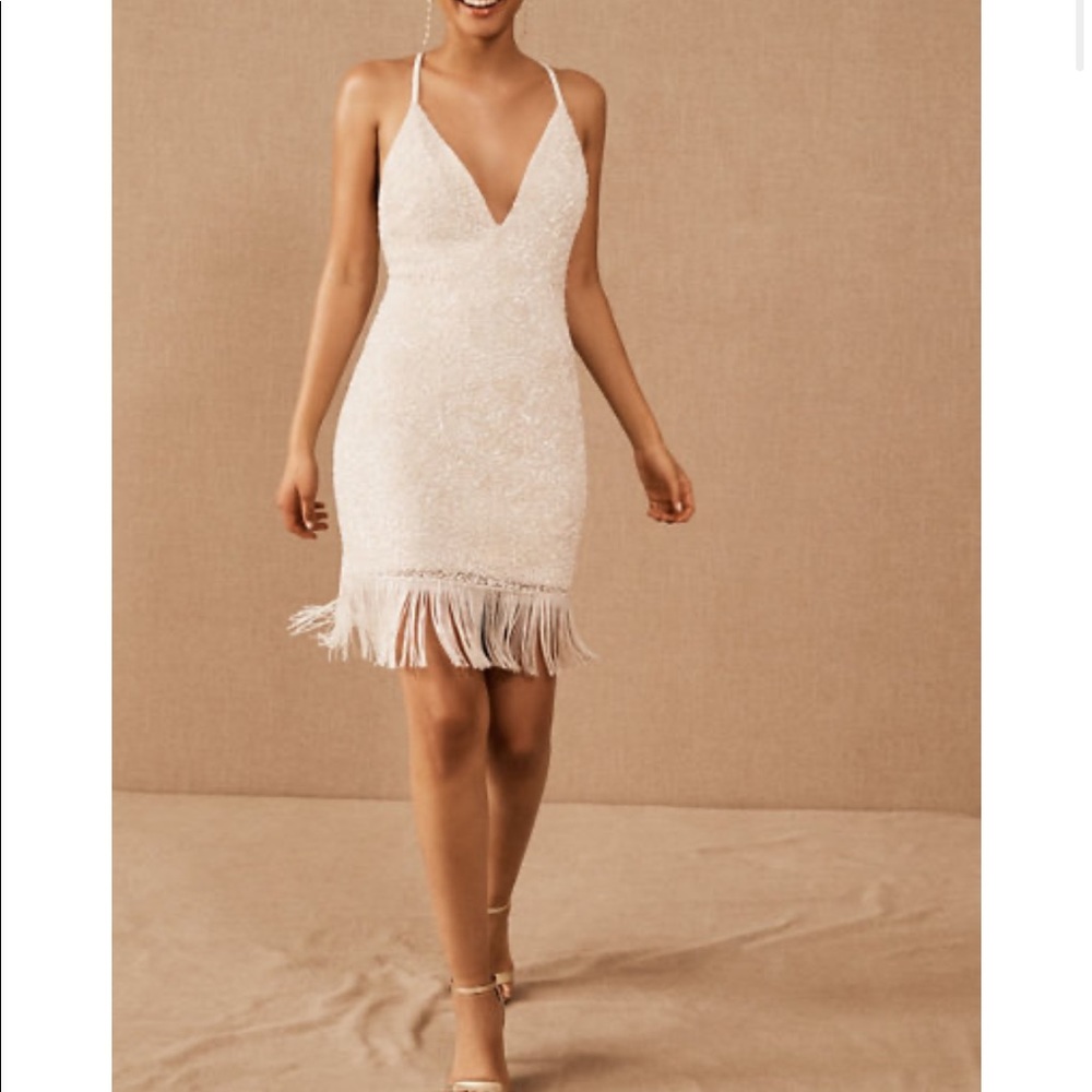 Bhldn namika dress white